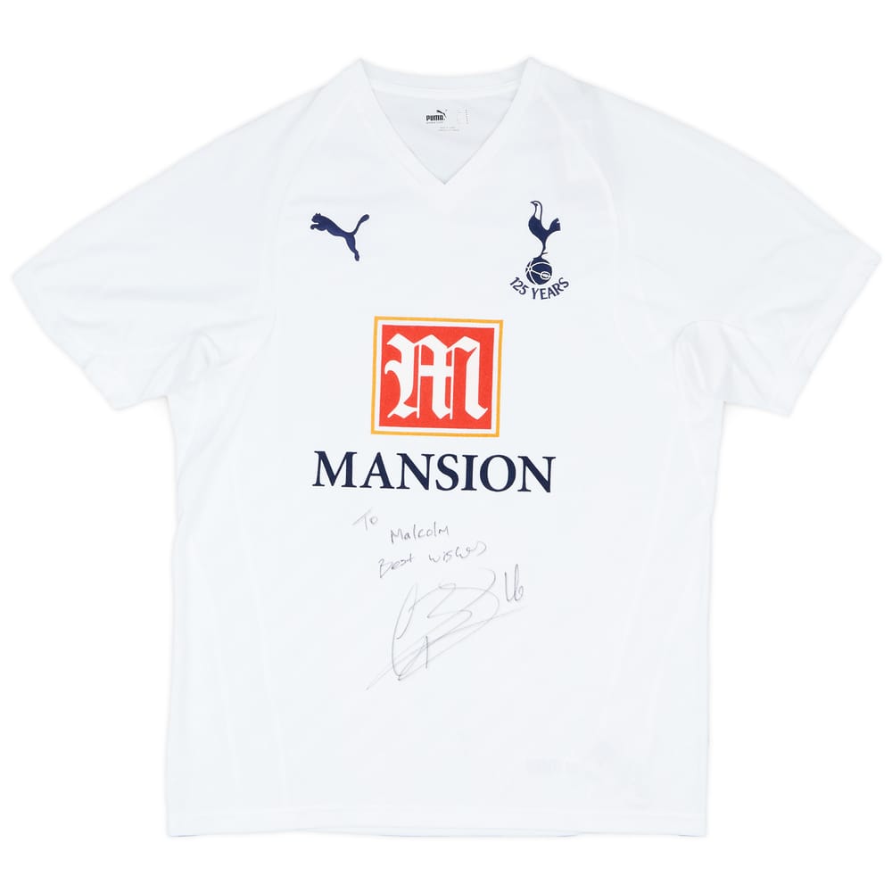 2007-08 Tottenham Signed Home Shirt (Bale)