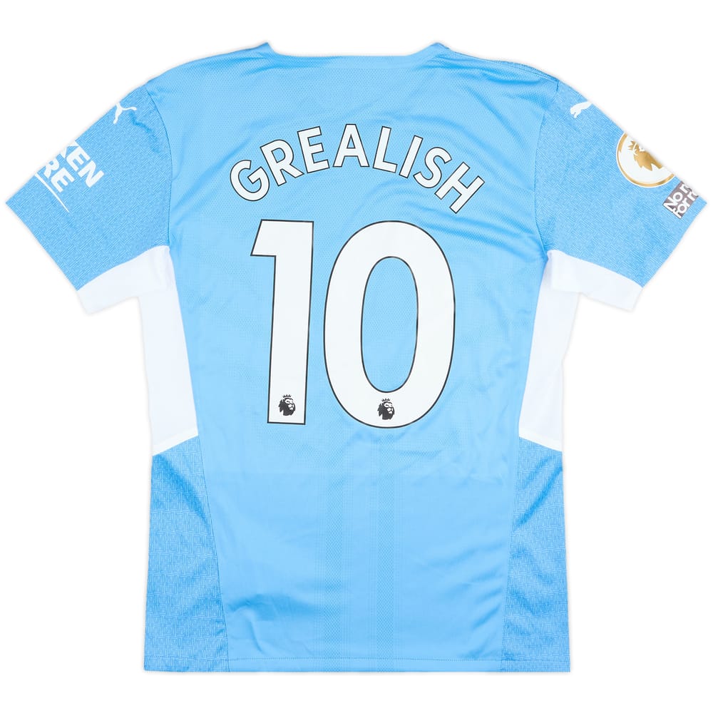2021-22 Manchester City Match Issue Home Shirt Grealish #10