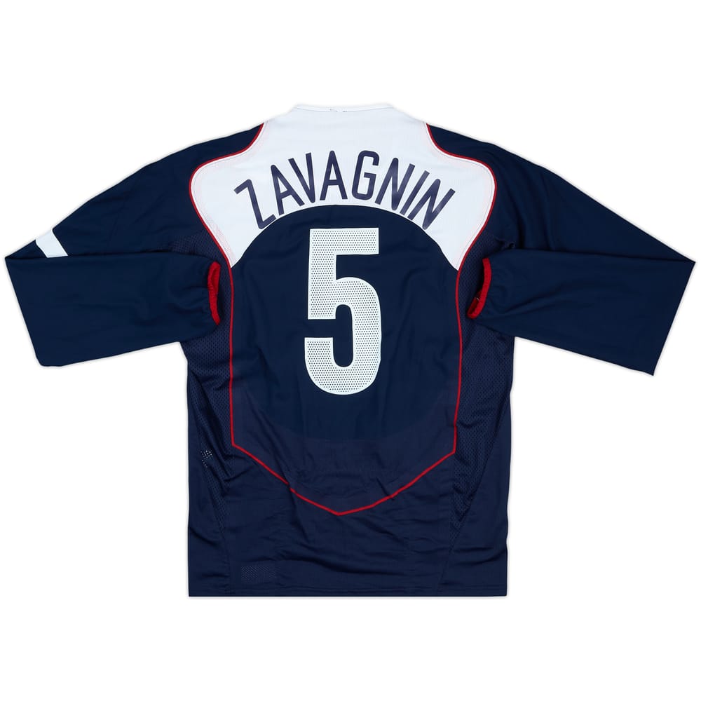 2004-05 USA Match Issue Away L/S Shirt Zavagnin #5