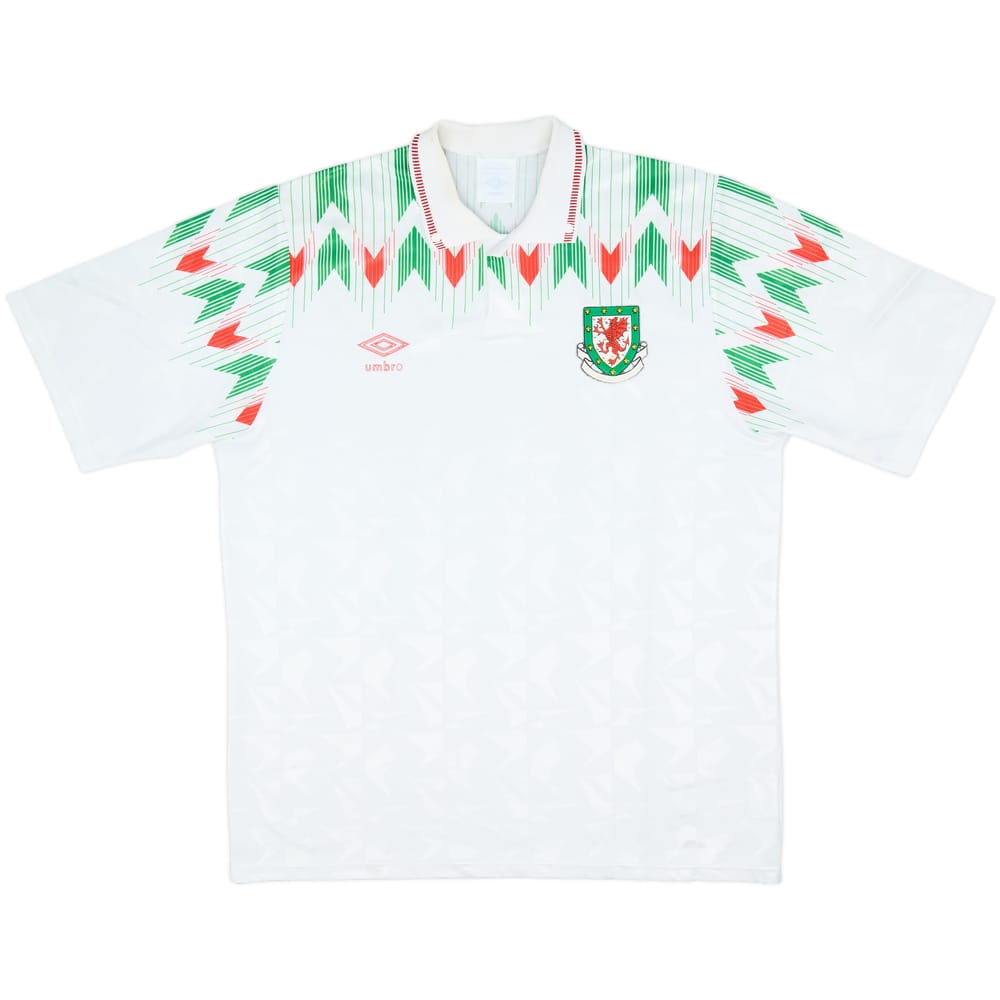 1990-92 Wales Away Shirt - 5/10 - (L)