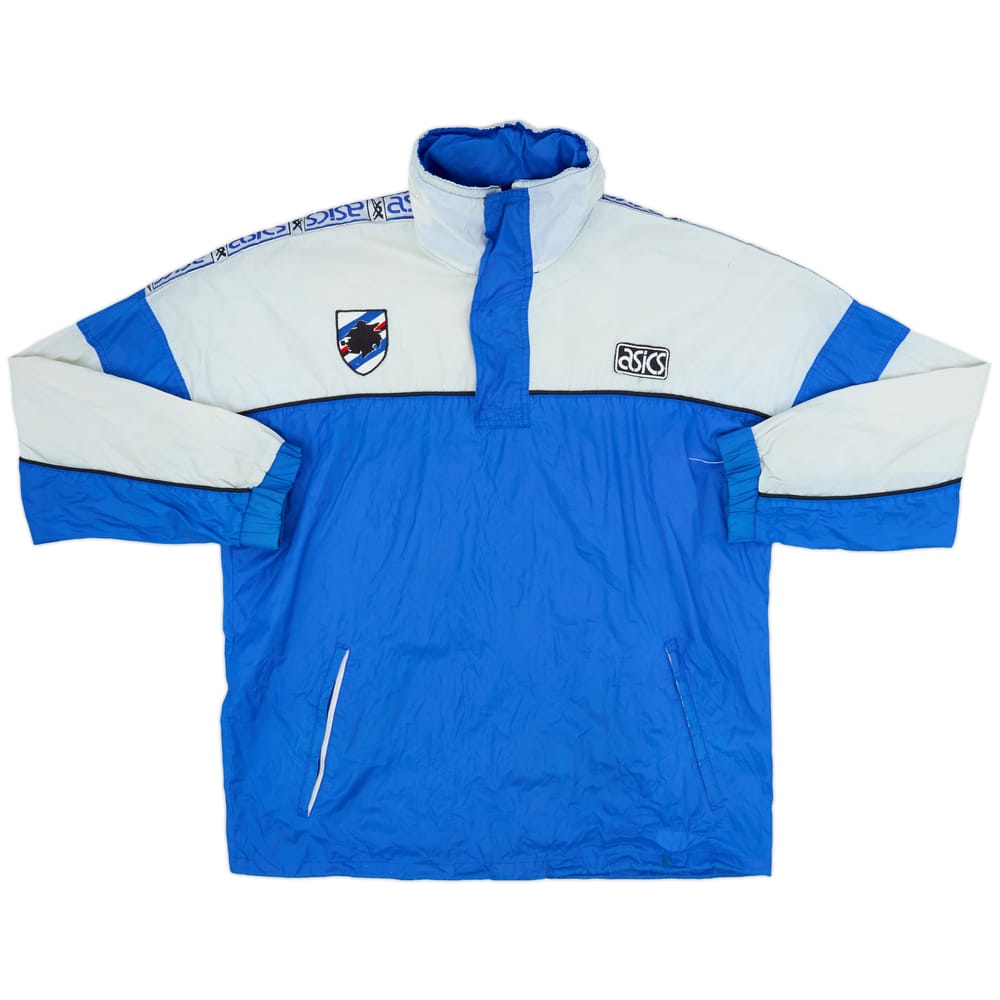 1995-96 Sampdoria Asics 1/4 Zip Track Jacket - 6/10 - (L)