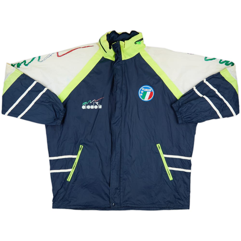 1990 Italy Diadora Hooded Rain Jacket - 8/10 - (L)