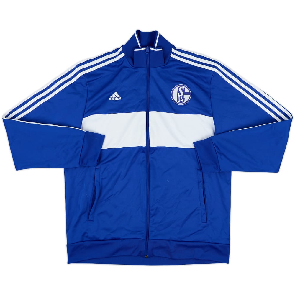 2017-18 Schalke adidas Track Jacket - 7/10 - (XL)