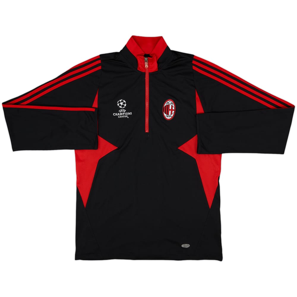 2007-08 AC Milan adidas CL 1/4 Zip Training Top - 8/10 - (M)