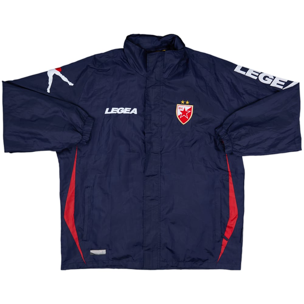 2012-13 Red Star Belgrade Legea Hooded Rain Jacket - 4/10 - (XL)