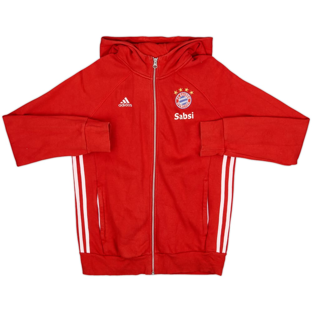 2016-17 Bayern Munich Fanclub adidas Hooded Track Jacket - 8/10 - (S.Boys)