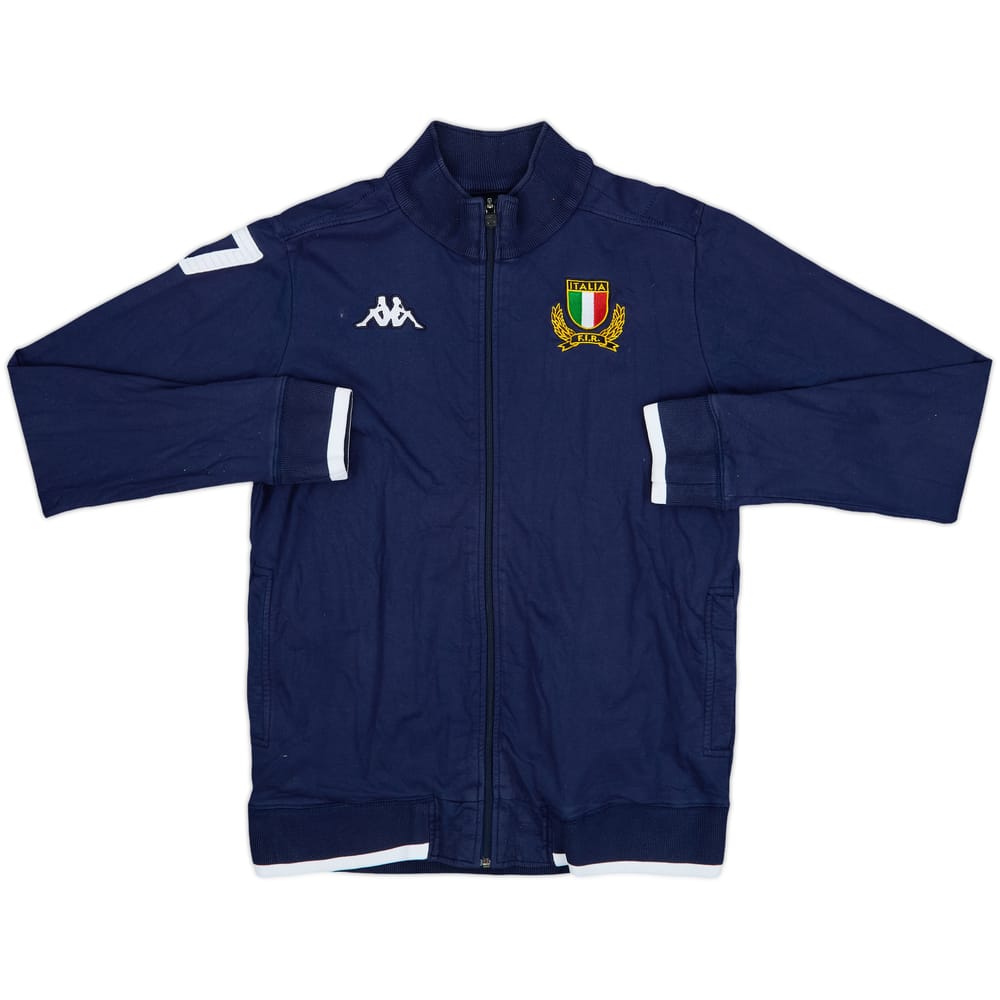 2012-13 Italy Rugby Kappa Track Jacket - 8/10 - (M)