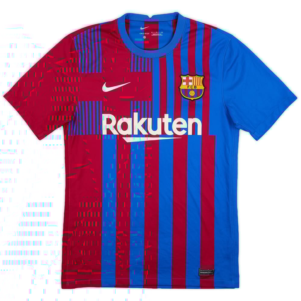2021-22 Barcelona Home Shirt - 8/10 - (S)