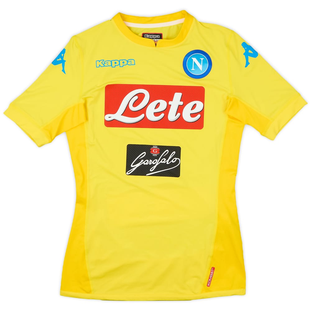 2017-18 Napoli Authentic Away Shirt - 9/10 - (S)