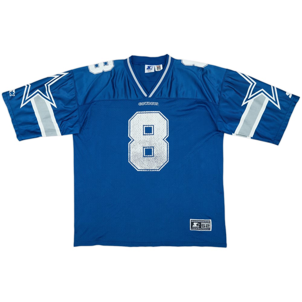 1996-98 Dallas Cowboys Aikman #8 Starter Home Jersey - 5/10 - (XL)