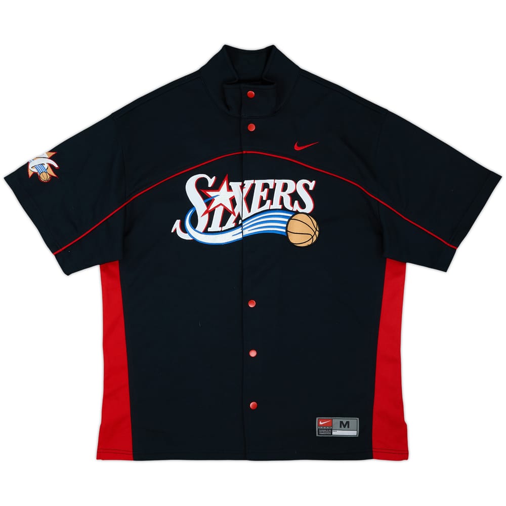 2002-04 Philadelphia 76ers Nike Authentic Warm Up Top - 6/10 - (M)