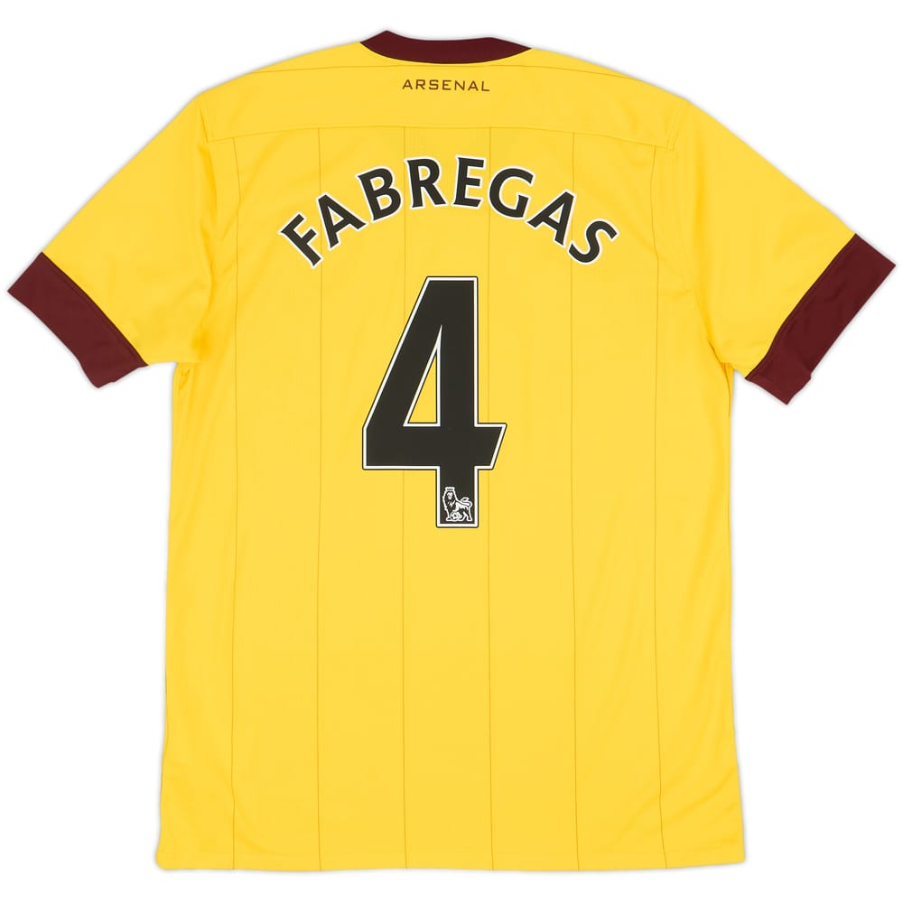 2010-13 Arsenal Away Shirt Fabregas #4 - 8/10 - (M)