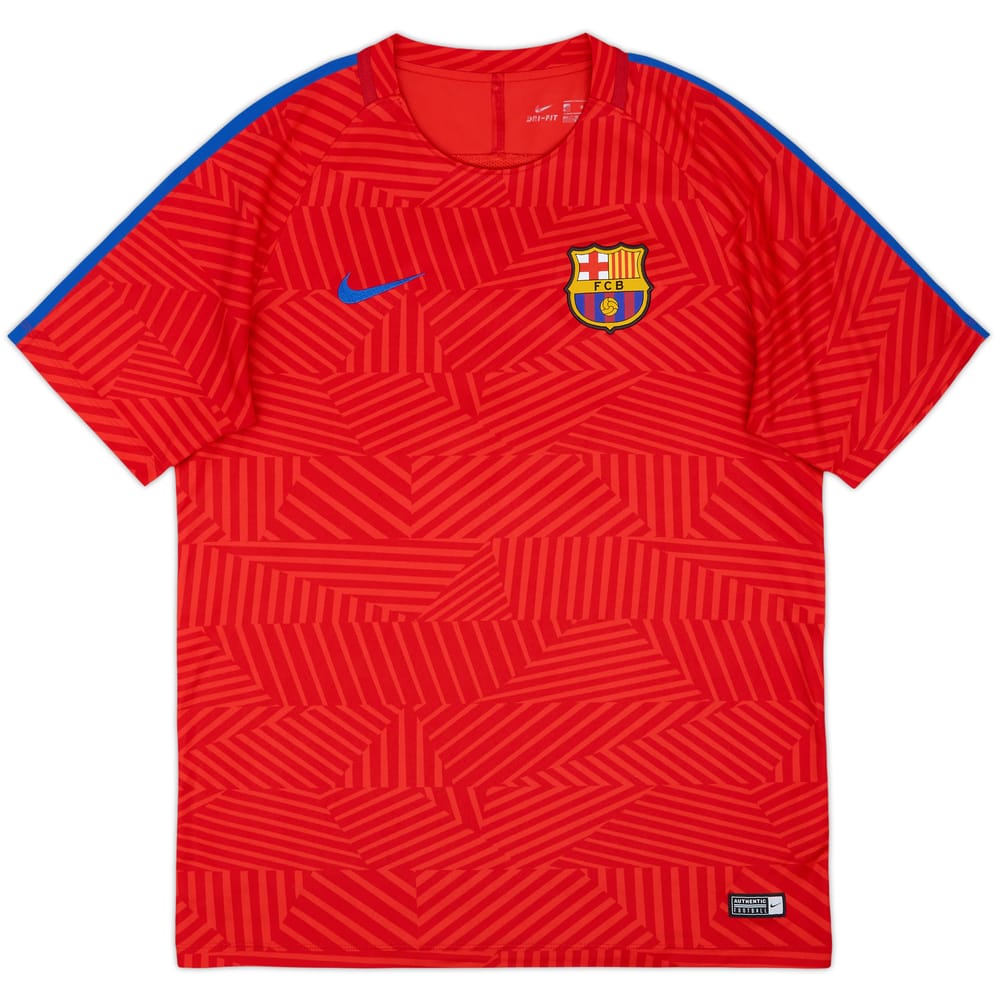 2016-17 Barcelona Nike Training Shirt - 8/10 - (L)