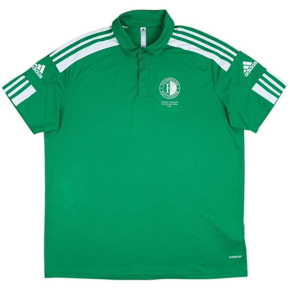2021-22 Feyenoord adidas Polo Shirt - 8/10 - (XL)
