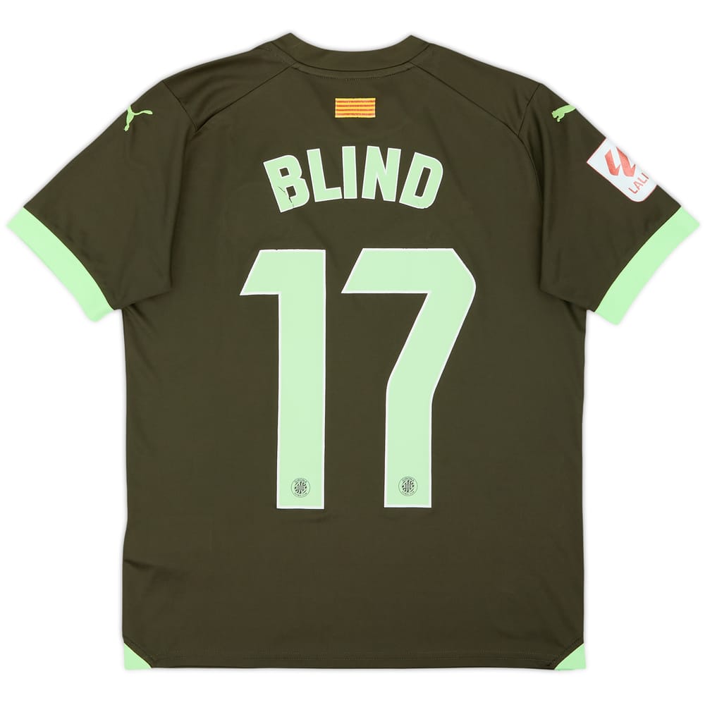 2023-24 Girona Third Shirt Blind #17 - 6/10 - (13-14 Years)