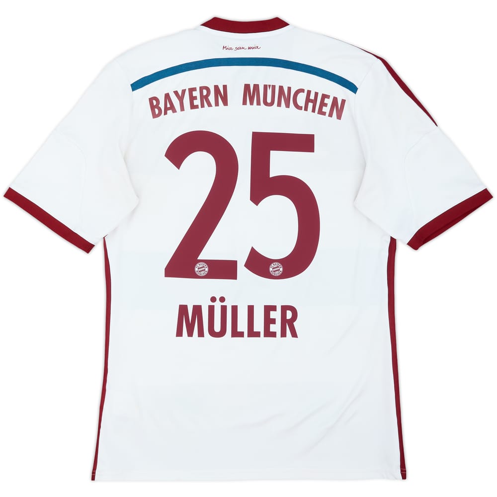 2014-15 Bayern Munich Away Shirt Muller #25 - 5/10 - (M)
