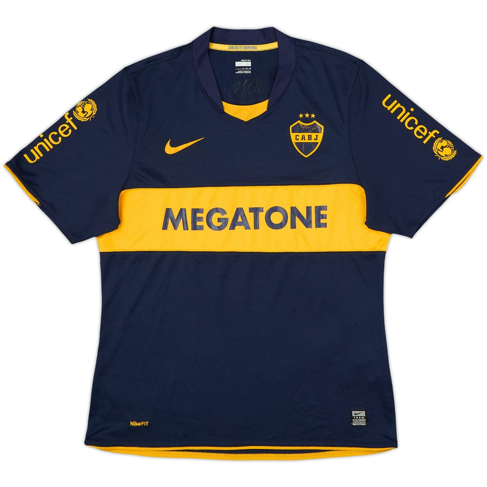 2008-09 Boca Juniors Authentic Home Shirt - 6/10 - (L)