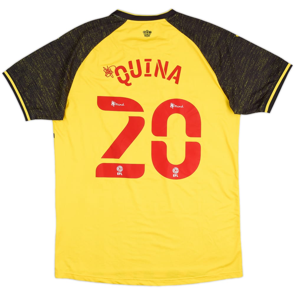 2020-21 Watford Home Shirt Quina #20 - 8/10 - (M)