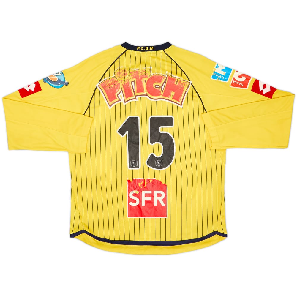 2009-10 Sochaux Coupe De France Match Issue Home L/S Shirt #15