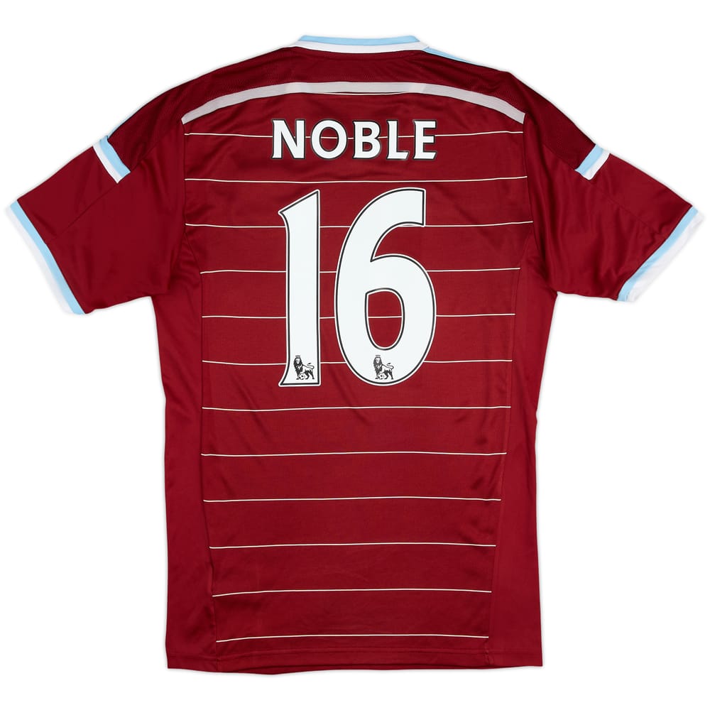 2014-15 West Ham Home Shirt Noble #16 - 8/10 - (M)