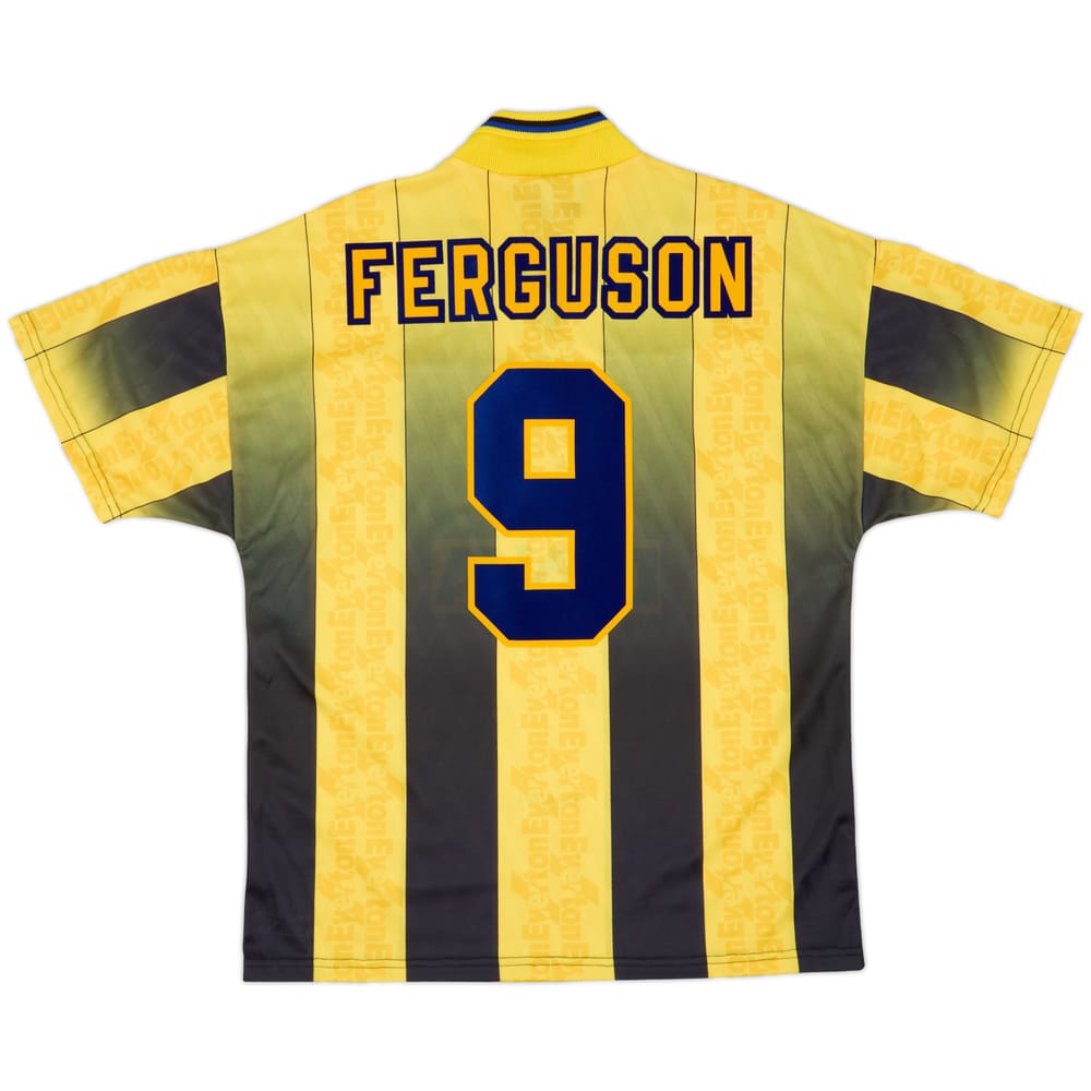 1996-98 Everton Away Shirt Ferguson #9 - 9/10 - (L)