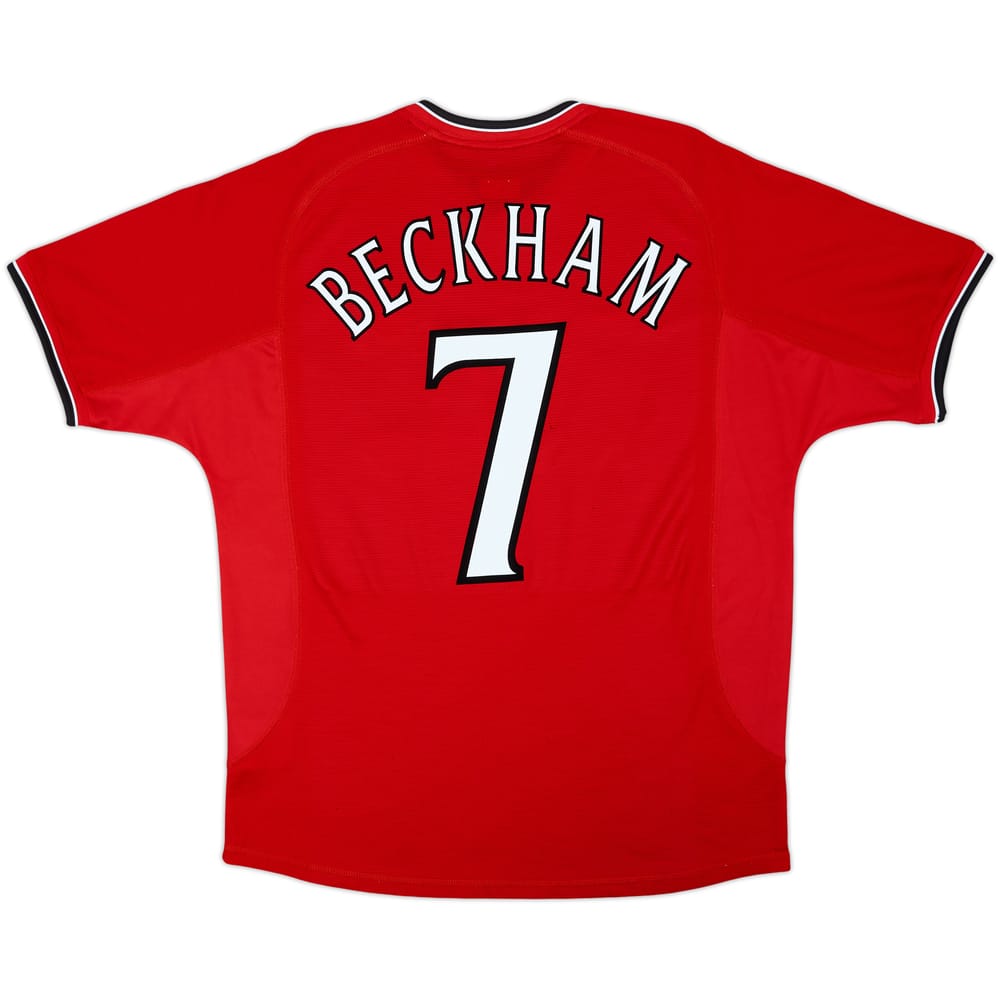 2000-02 Manchester United Camiseta Local Beckham #7 - 5/10 - (L)
