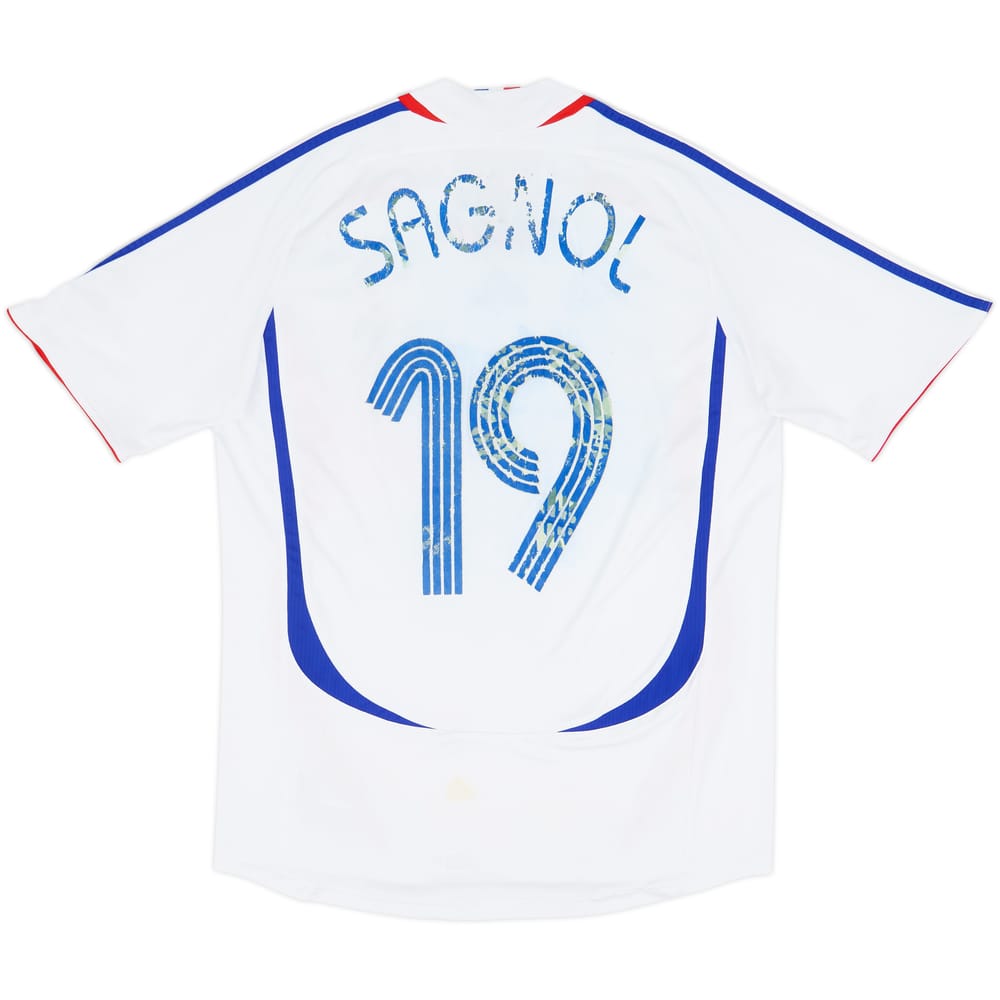Camiseta de visitante de Francia 2006 Sagnol #19 - 4/10 - (L)