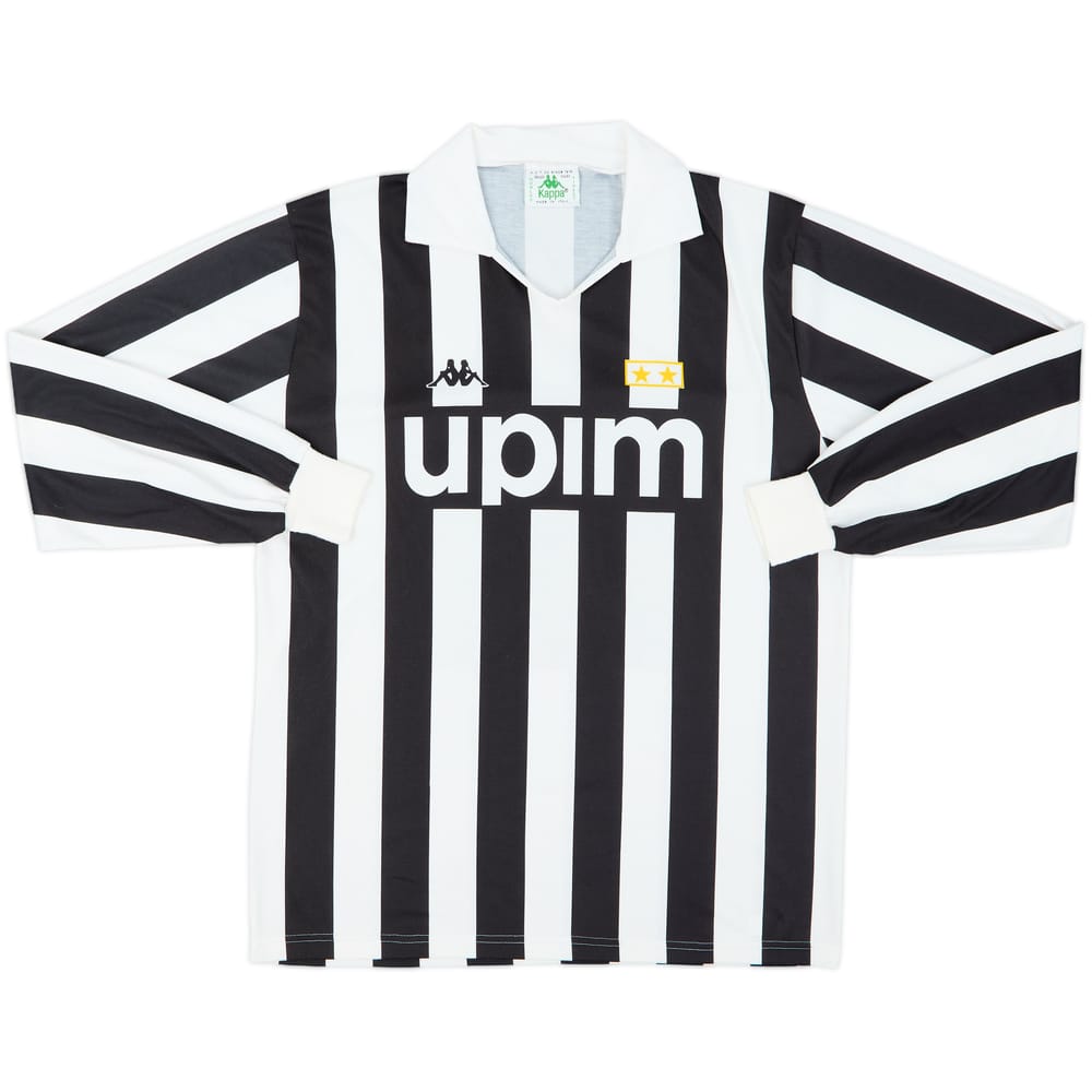 1989-90 Juventus Basic Home L/S Shirt #11 - 10/10 - (XL)
