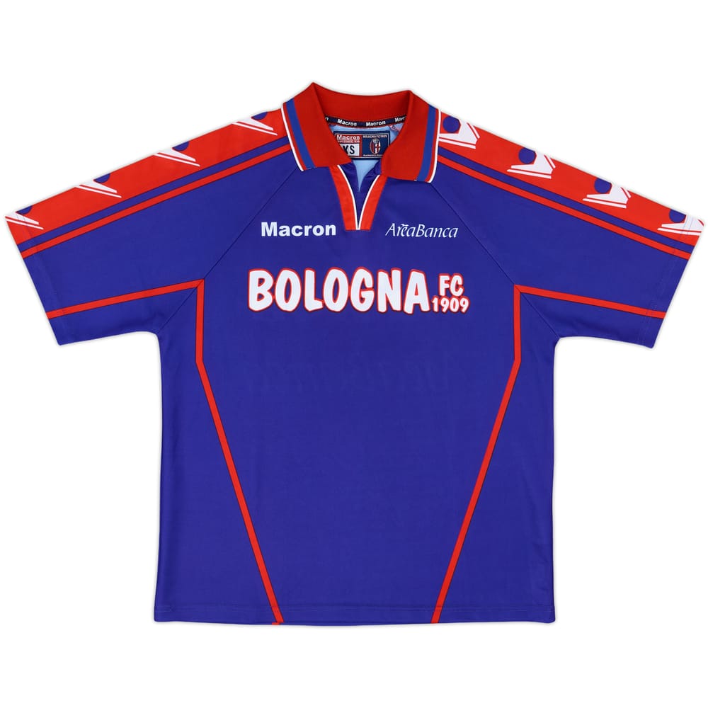 2001-03 Bologna Macron Training Shirt - 9/10 - (XS)