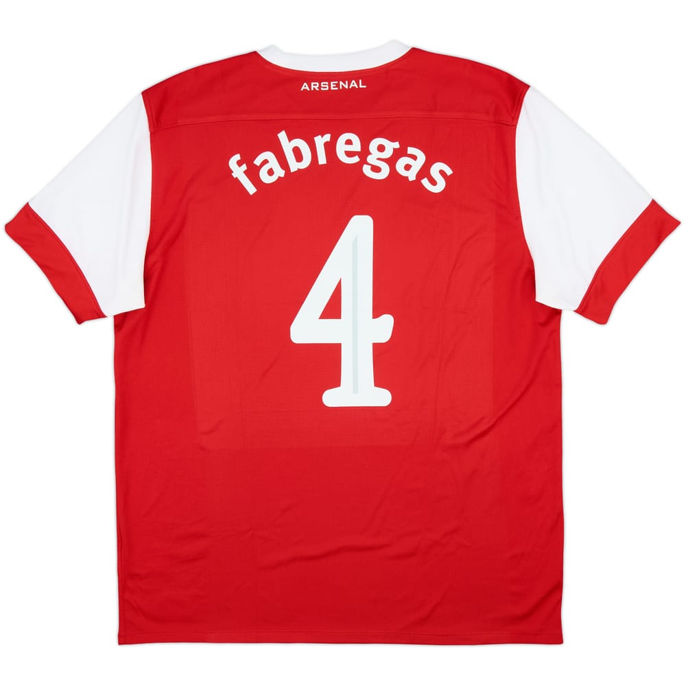 2010-11 Arsenal Home Shirt Fabregas #4 - 6/10 - (XL)