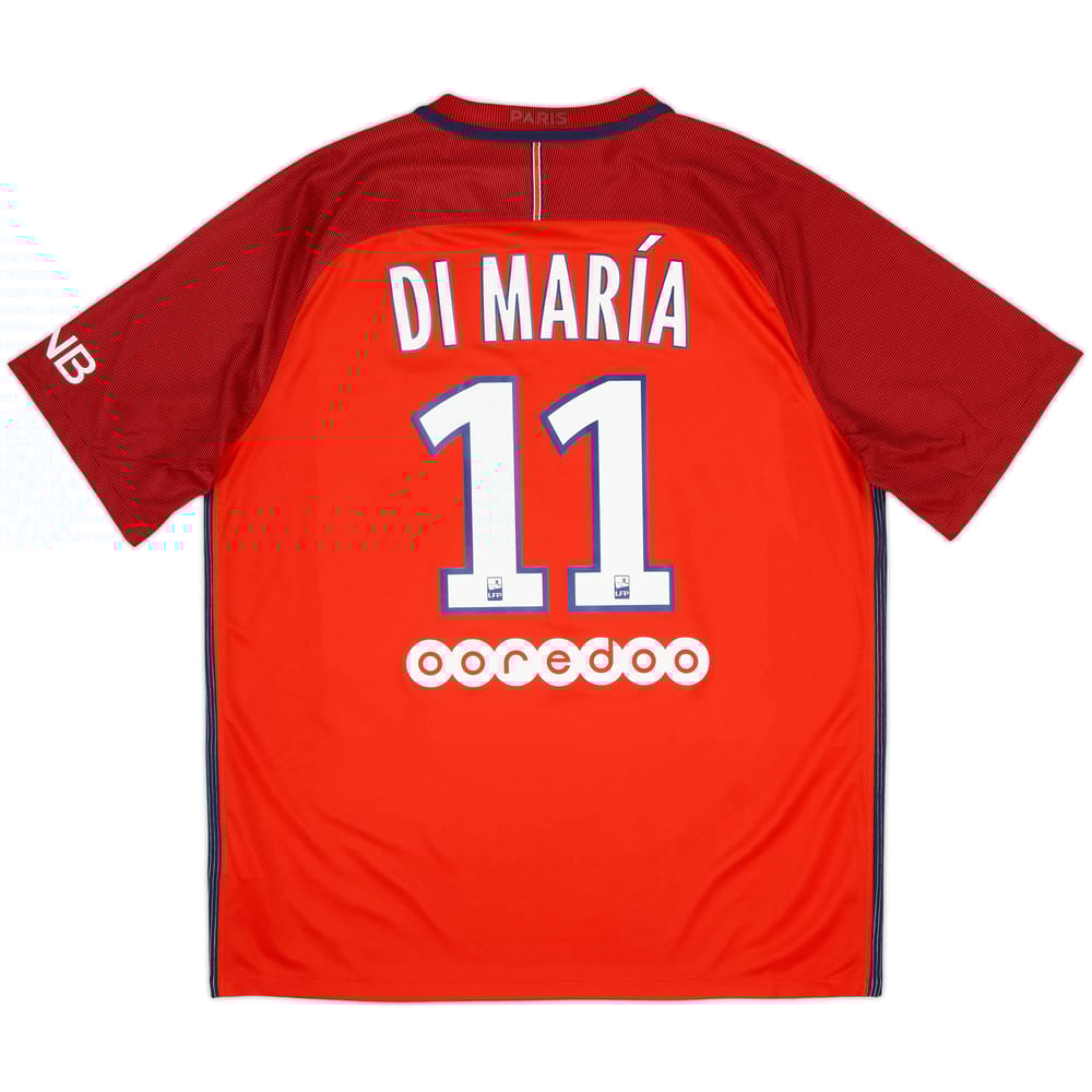 2016-17 Paris Saint-Germain Away Shirt Di Maria #11 - 8/10 - (XL)