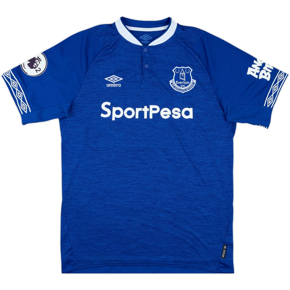 2018-19 Everton Match Issue Home Shirt #2