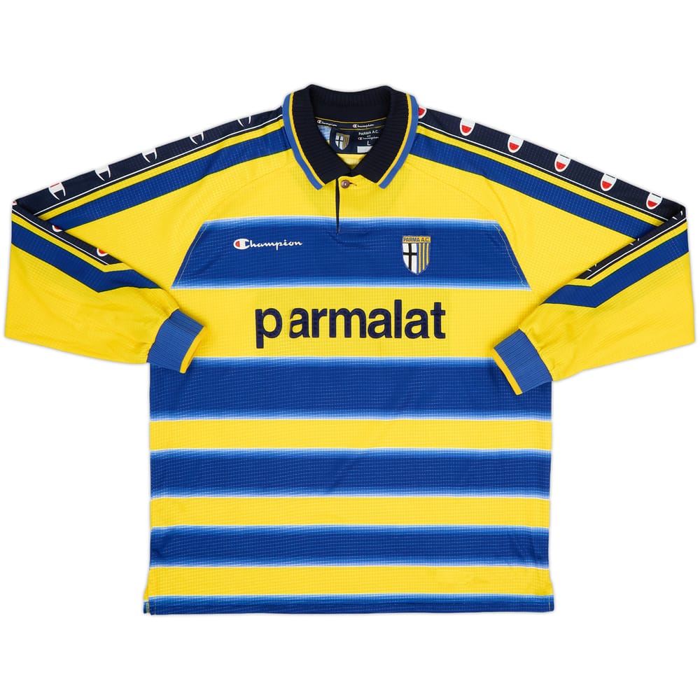 Camiseta de local del Parma 1999-00 L/S #2 - 5/10 - (L)