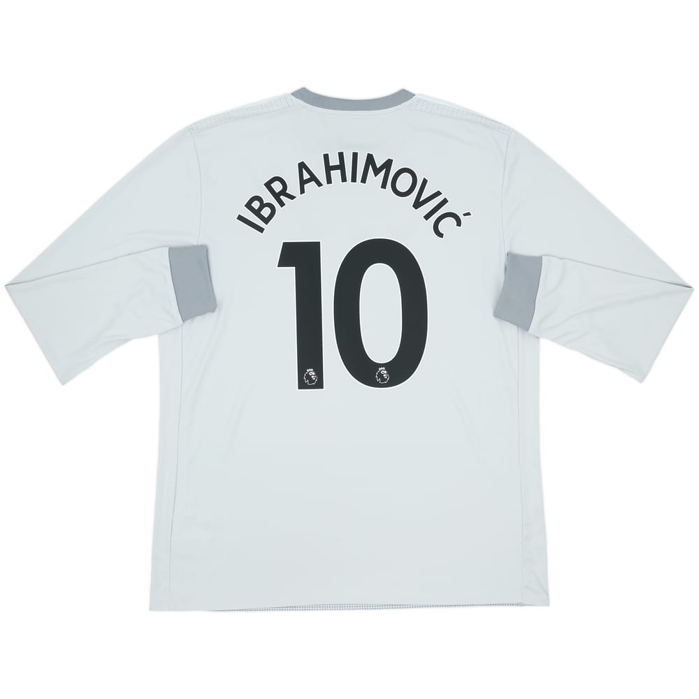 2017-18 Manchester United Third L/S Shirt Ibrahimovic #10 - 7/10 - (XL)