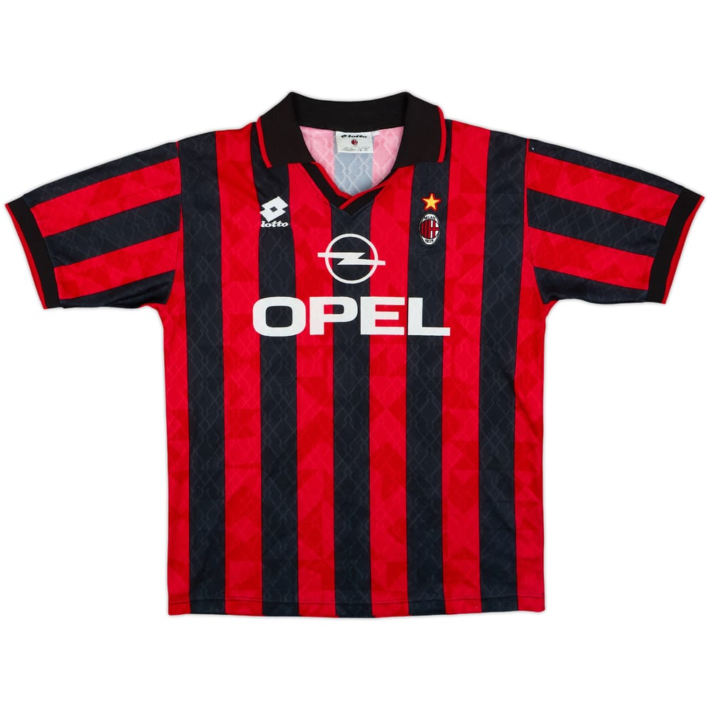 1995-96 AC Milan Home Shirt - 9/10 - (L)