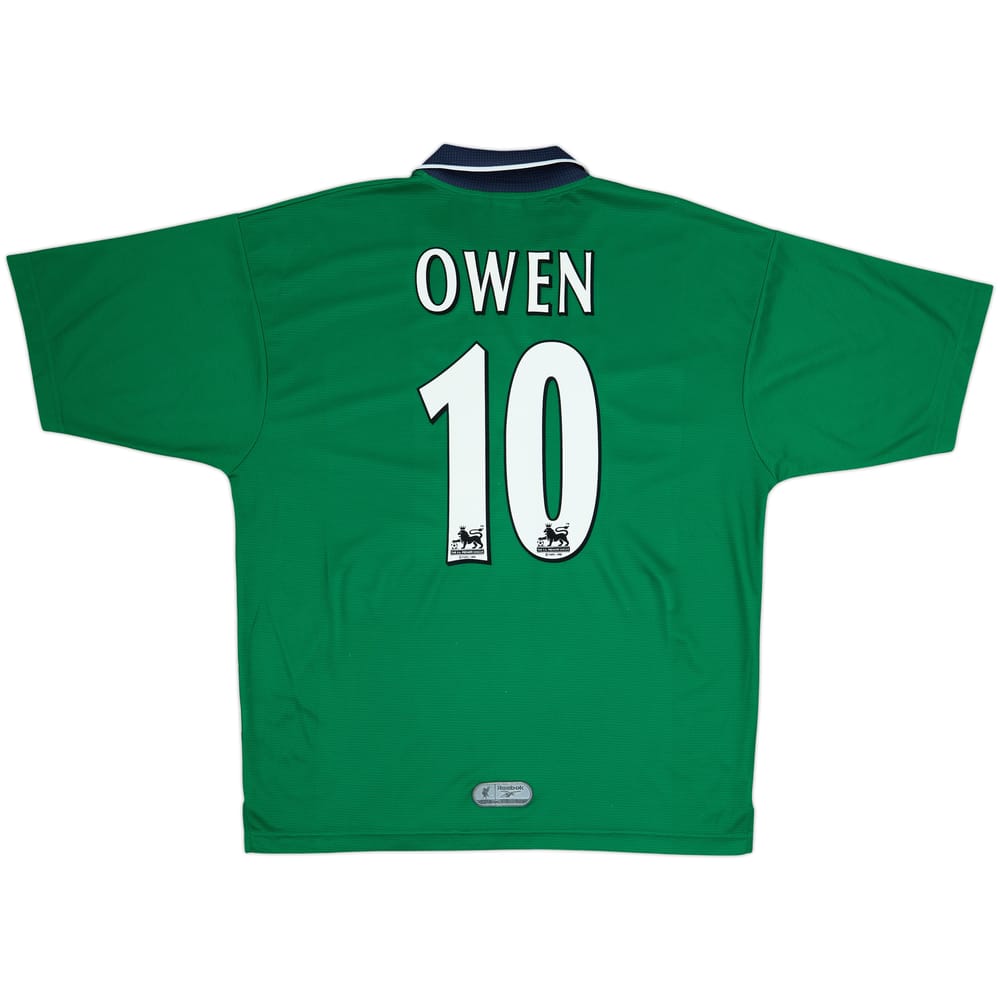 1999-00 Liverpool Away Shirt Owen#10 - 8/10 - (L)