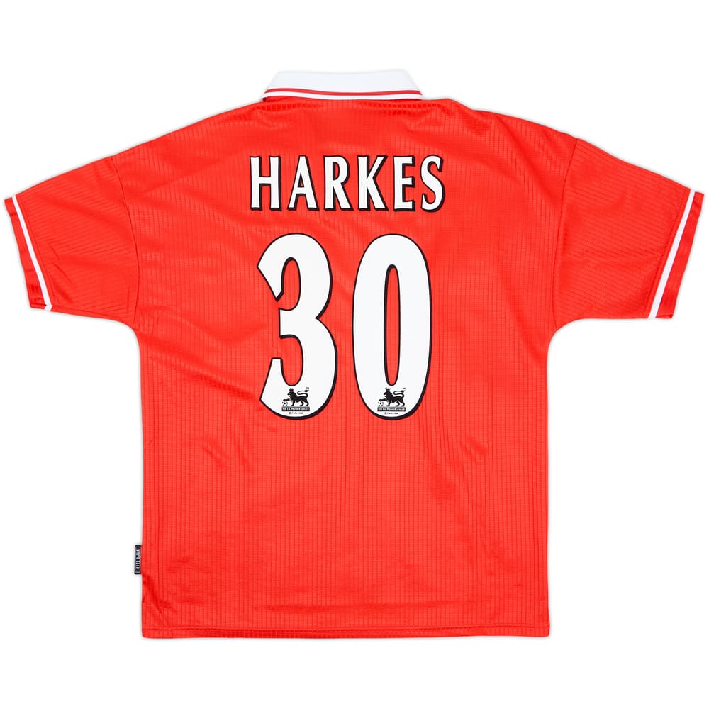 1998-00 Nottingham Forest Home Shirt Harkes #30 - 9/10 - (L)
