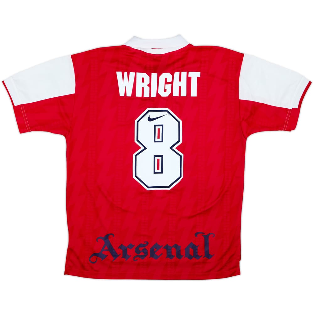 1994-96 Arsenal Home Shirt Wright #8 - 8/10 - (M)