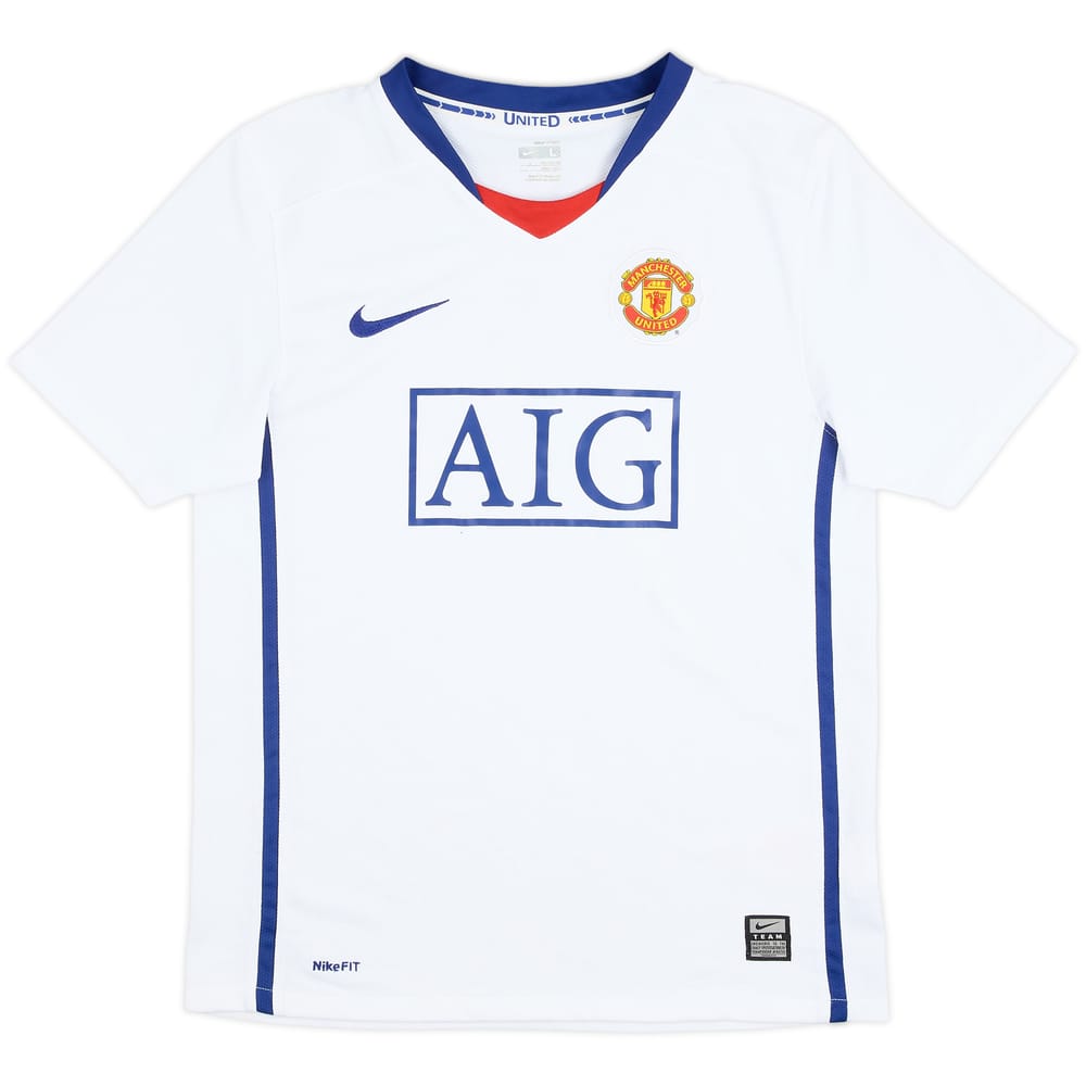 2008-10 Manchester United Away Shirt - 8/10 - (L.Boys)