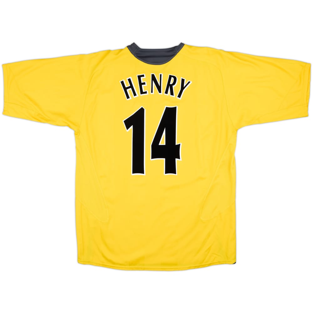 2005-06 Arsenal Away Shirt Henry #14 - 7/10 - (XXL)