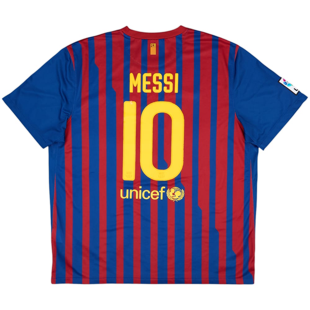 2011-12 Barcelona Home Shirt Messi #10 - 6/10 - (XXL)