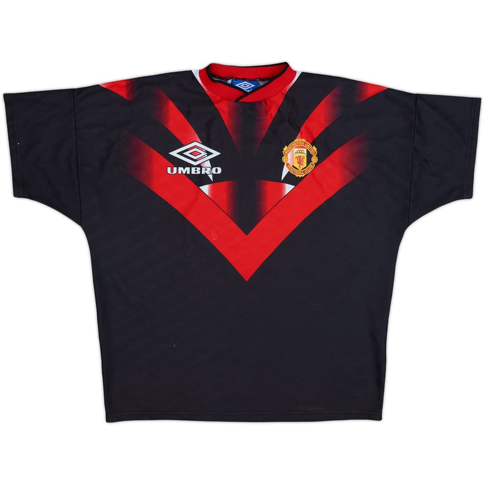 1994-95 Manchester United Umbro Training Shirt - 7/10 - (XL)