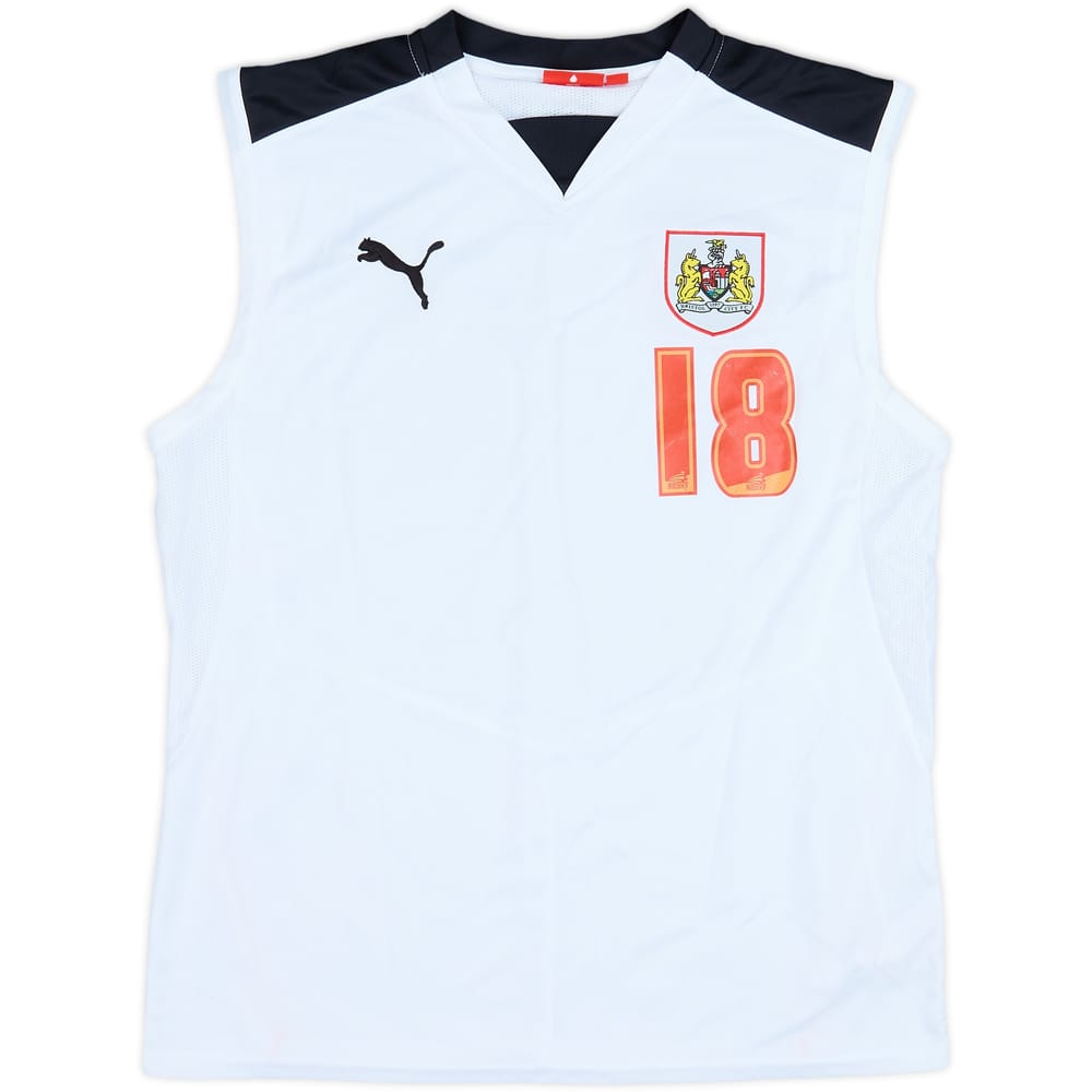 2008-09 Bristol City Puma Player Issue Training Vest #18 - 7/10 - (L)