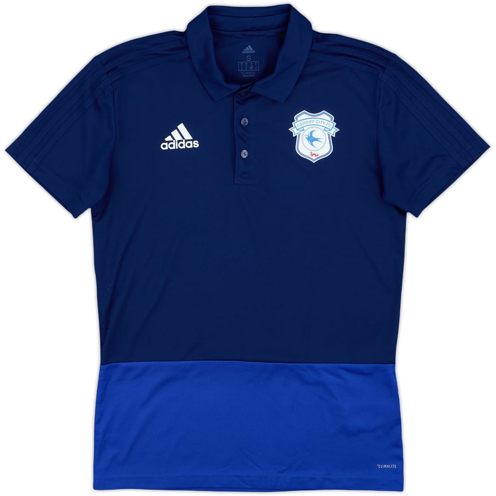 2018-19 Cardiff City adidas Polo Shirt - 10/10 - (S)