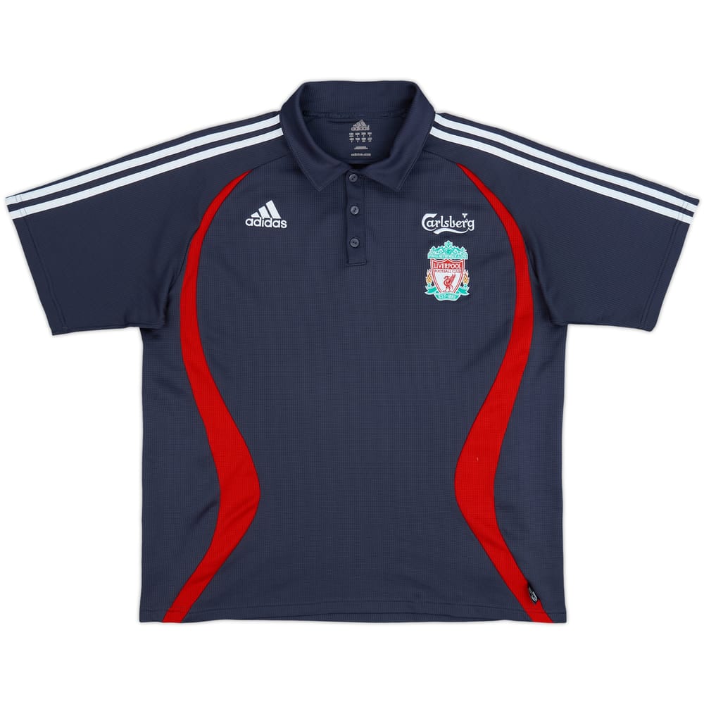 2006-07 Liverpool adidas Polo Shirt - 7/10 - (L/XL)