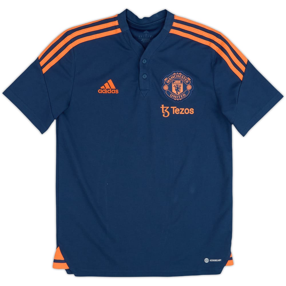 2022-23 Manchester United adidas Polo Shirt - 8/10 - (S)