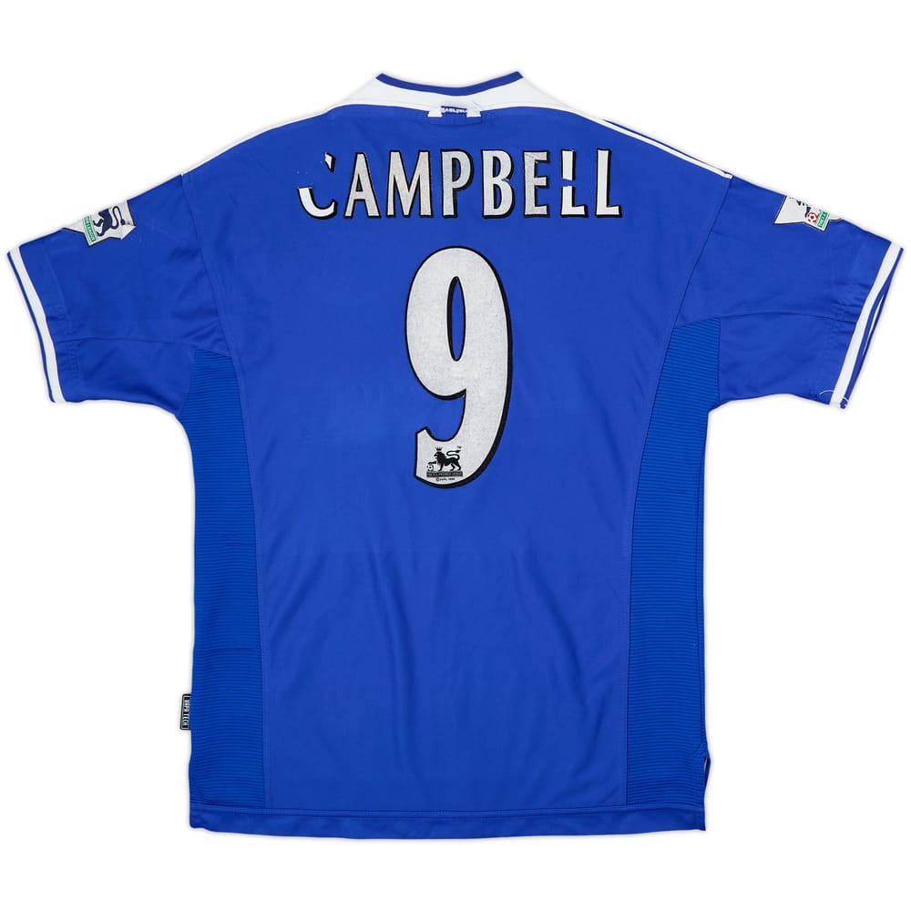 Camiseta de local del Everton 1999-00 Campbell #9 - 5/10 - (L)