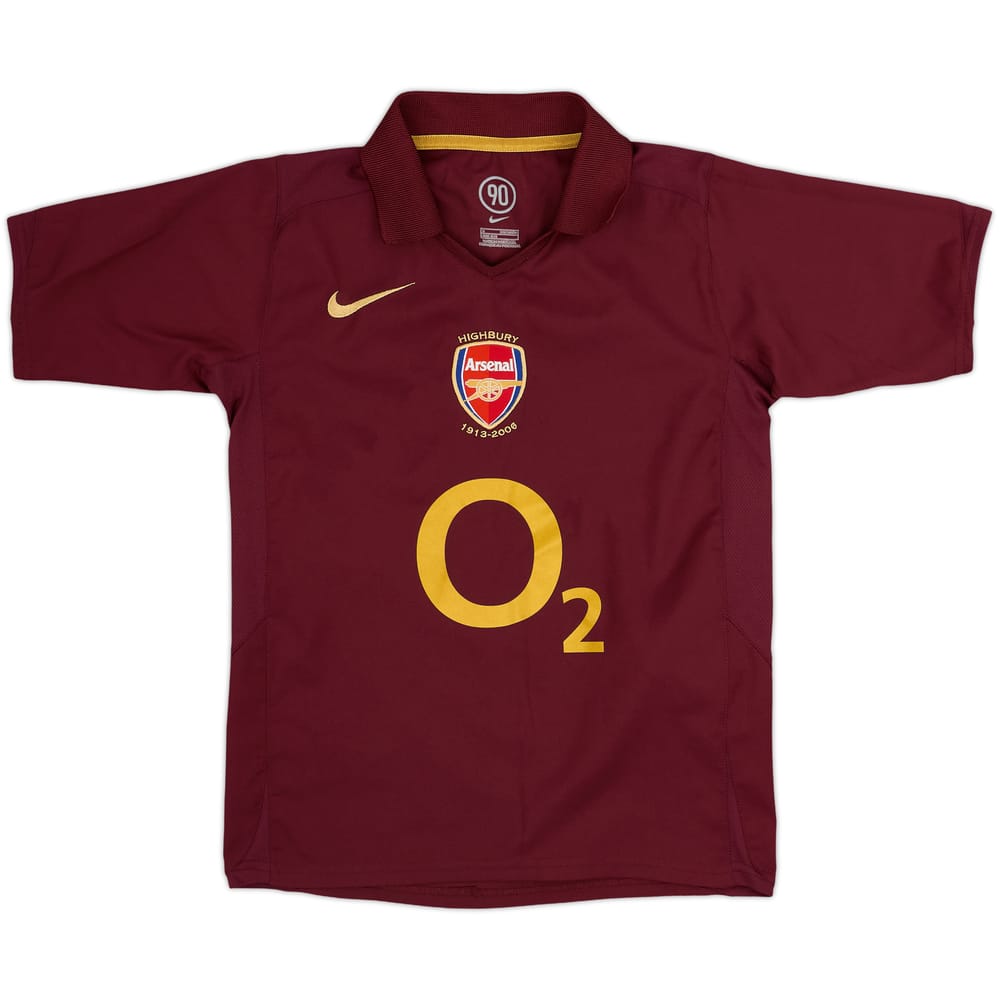 2005-06 Arsenal Home Shirt - 10/10 - (S.Boys)