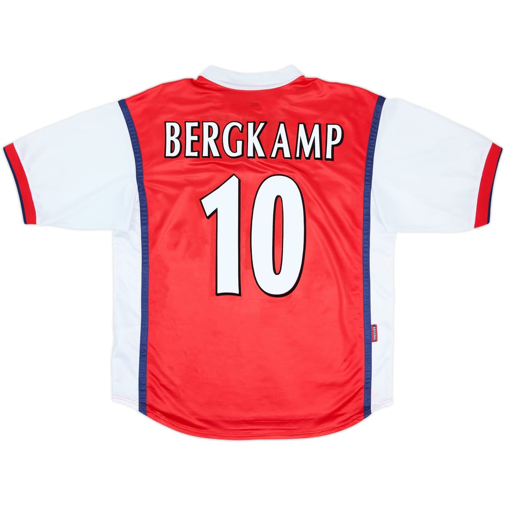1998-99 Arsenal Home Shirt Bergkamp #10 - 8/10 - (L)