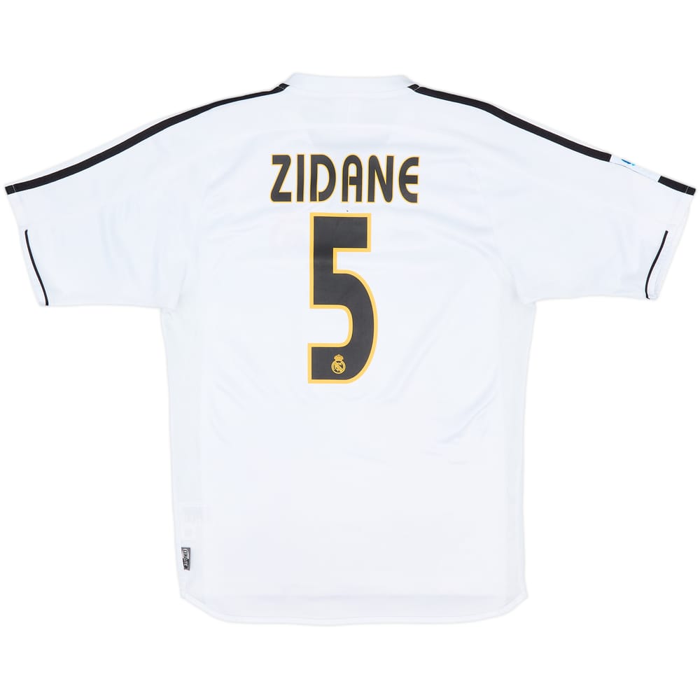 2003-04 Real Madrid Home Shirt Zidane #5 - 5/10 - (S)